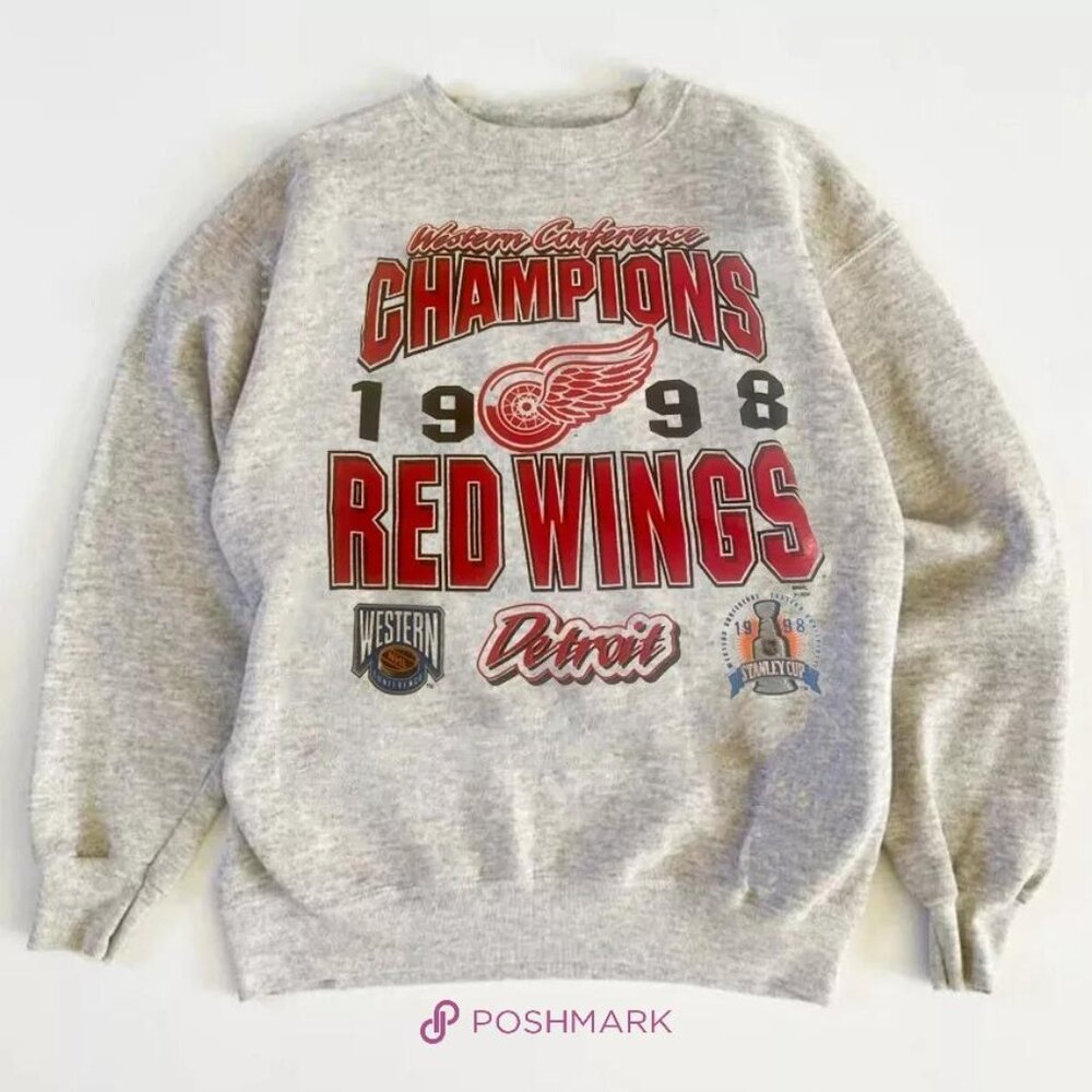 1998 Detroit Red Wings s Unisex sweatshirt shirt retro luismercado3533